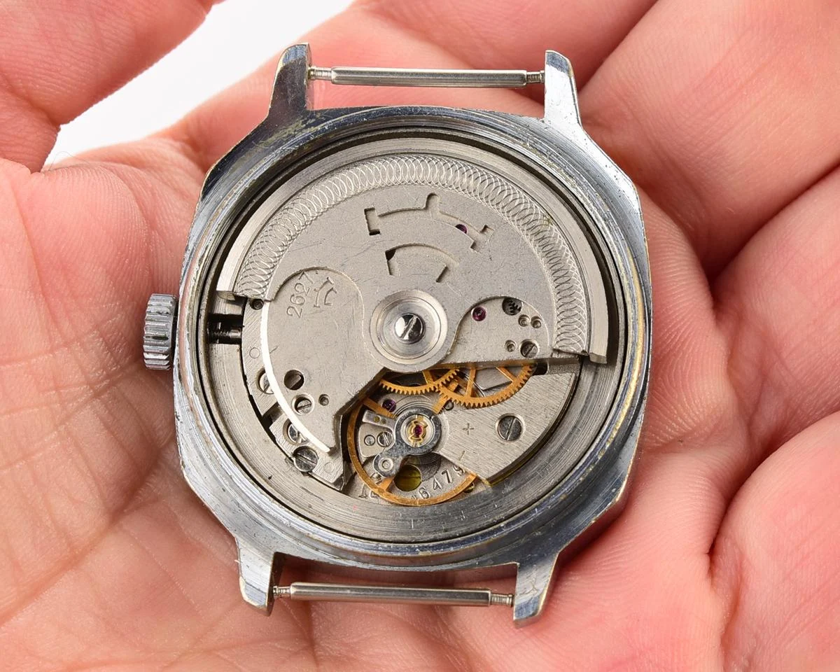 Vintage Soviet Raketa wrist watch with automatic movement