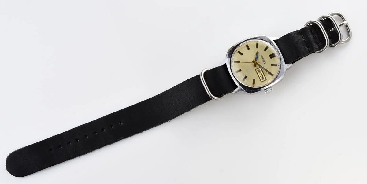 Vintage Soviet Raketa wrist watch with automatic movement