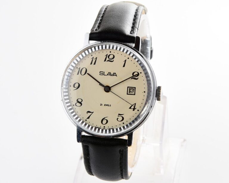 Slava soviet mechanical vintage watch