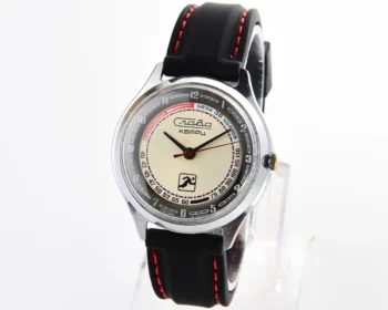 Soviet quartz Slava "Sport" with pulse scale!