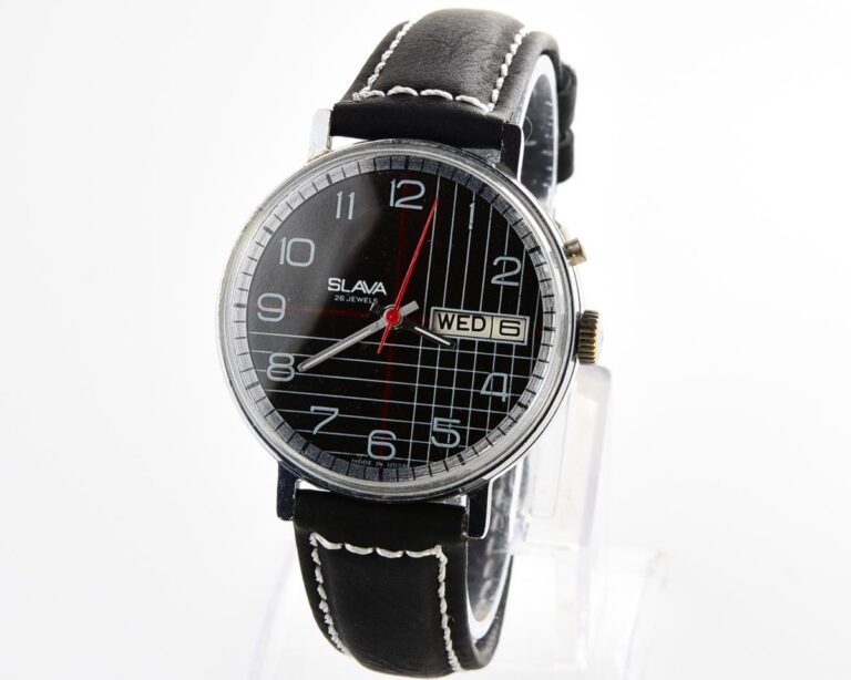 Slava soviet mechanical vintage watch