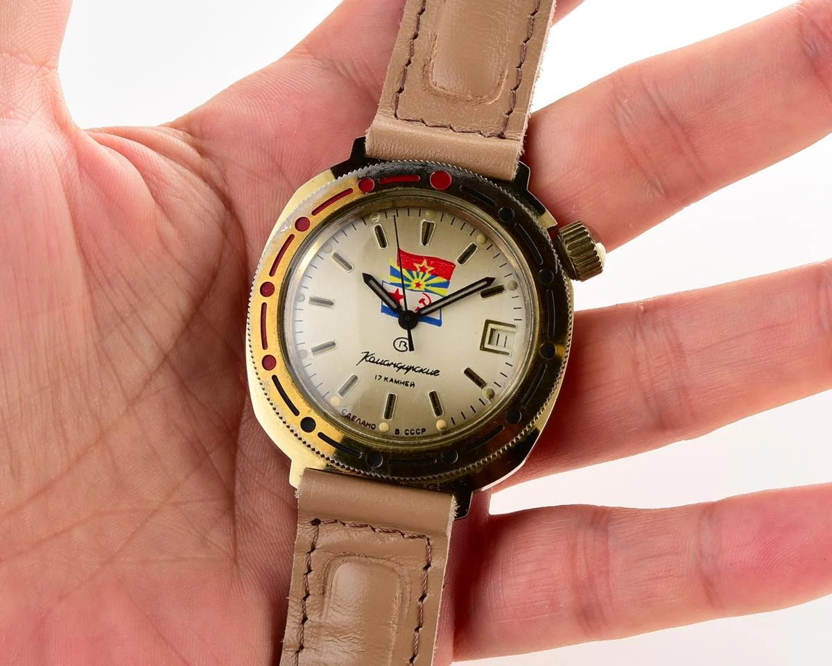 Komandirskie mechanical wrist watch