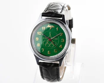 Soviet vintage mechanical watch Luch, Moskva 1980 Olympic!