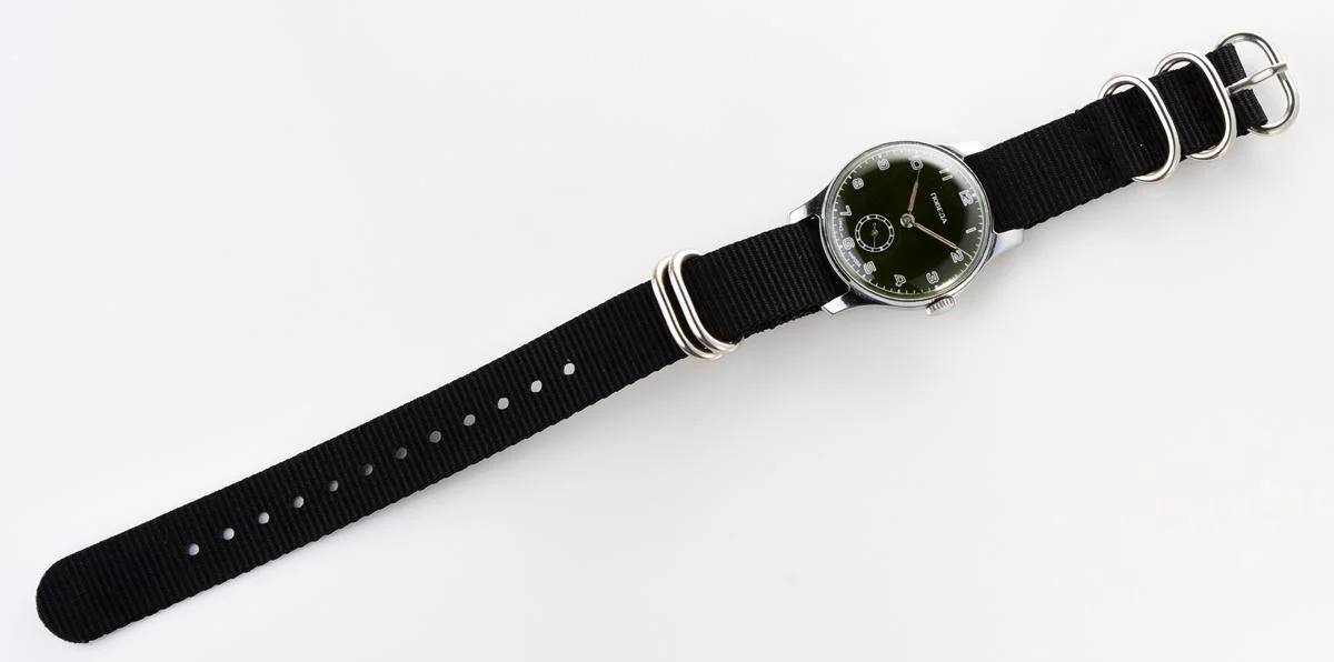 Rare version! Excellent condition vintage Soviet mechanical Pobeda wrist watch, 1MChZ, 1st quarter 1950