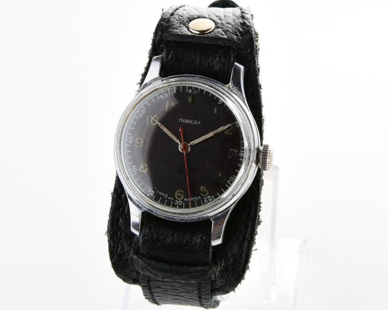 RARE vintage soviet mechanical POBEDA in uncommon hermetic case, 2nd quarter of 1956!