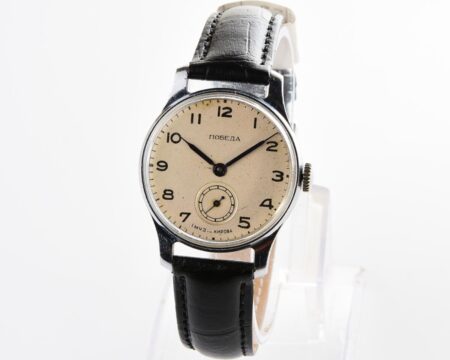 Vintage soviet mechanical POBEDA wrist watch, 1MChZ, 1st quarter 1952