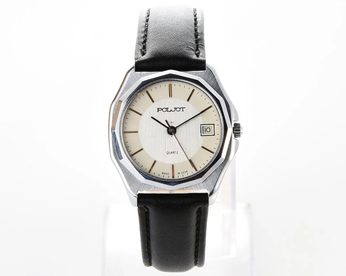 Soviet Poljot watch with quartz movement
