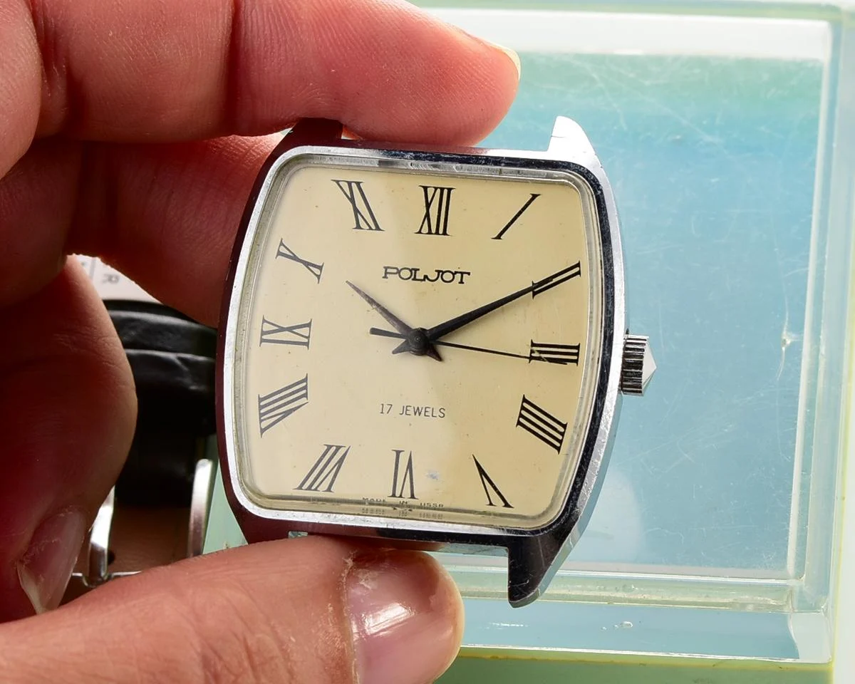 Soviet Poljot mechanical wrist watch
