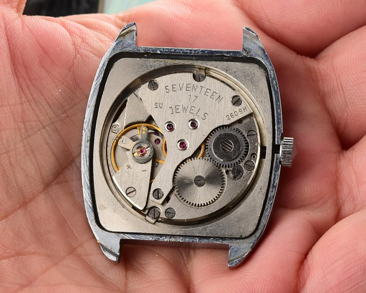 Soviet Poljot mechanical wrist watch