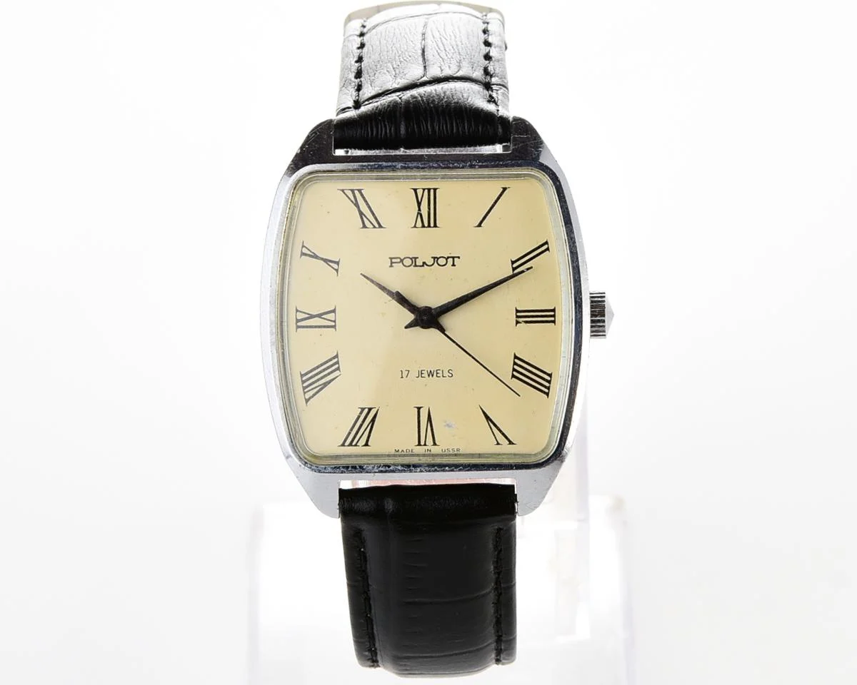 Soviet Poljot mechanical wrist watch