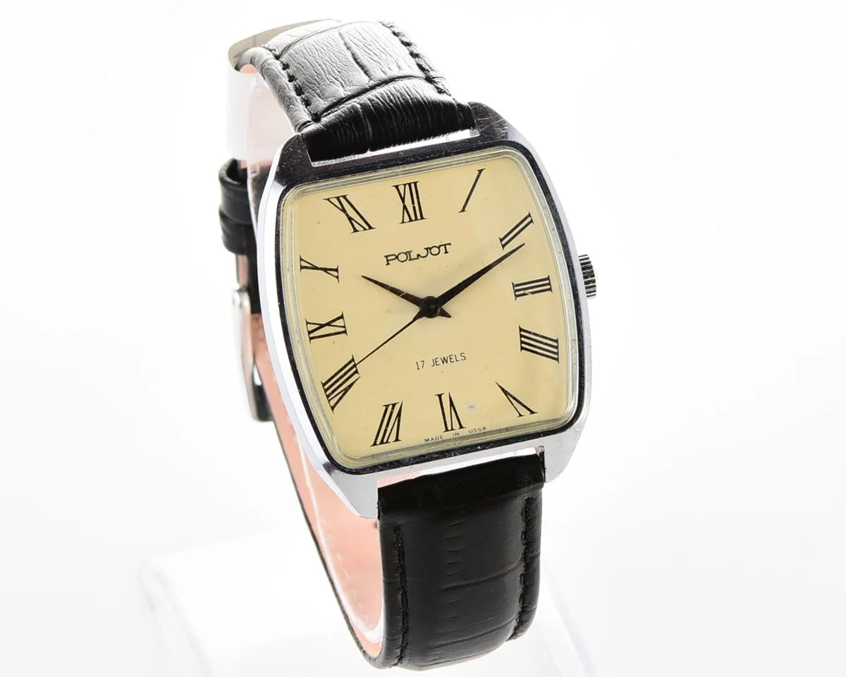 Soviet Poljot mechanical wrist watch