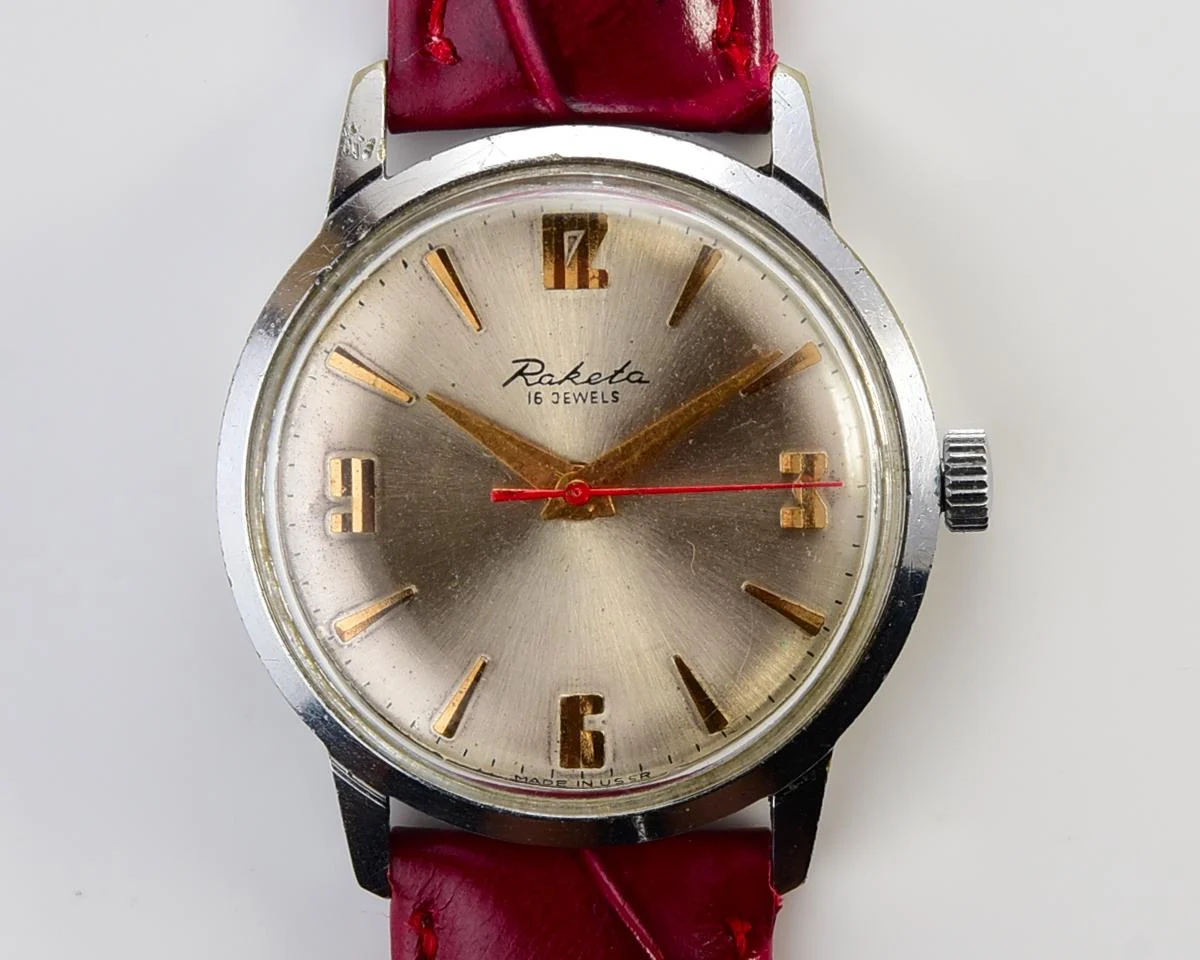 Soviet Raketa vintage mechanical watch