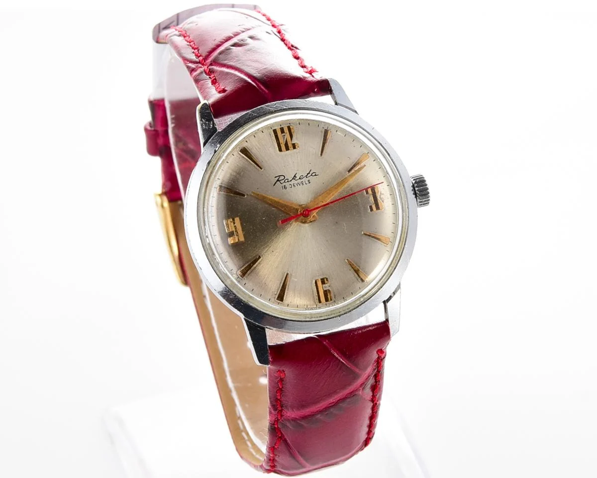 Soviet Raketa vintage mechanical watch
