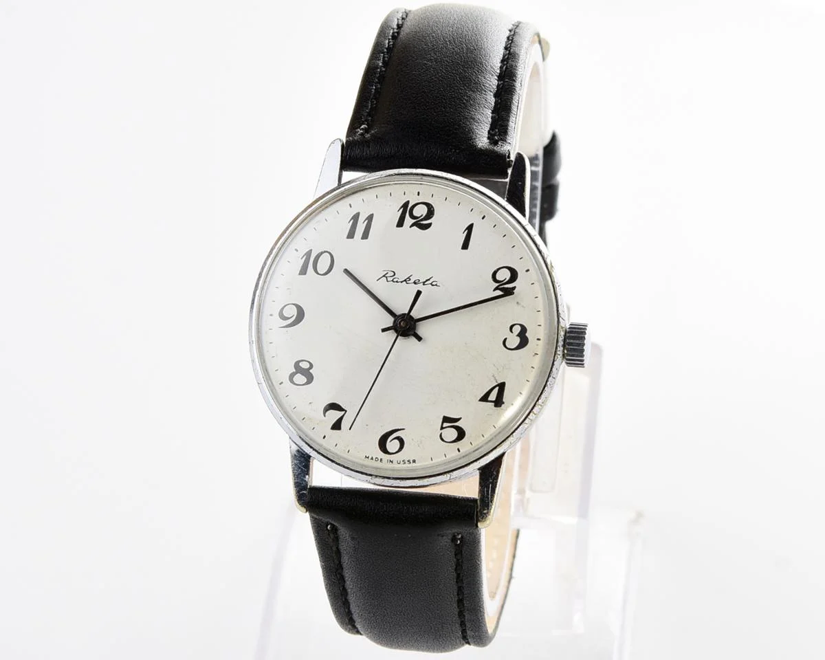 Soviet Raketa elegant vintage mechanical watch