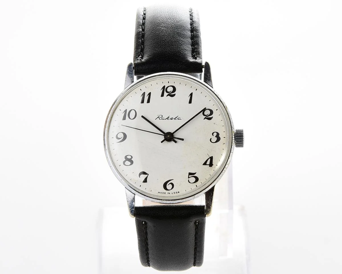 Soviet Raketa elegant vintage mechanical watch