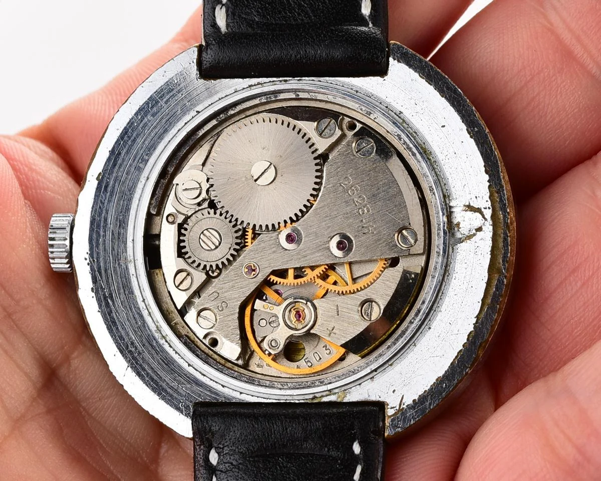 Vintage mechanical Raketa Goroda(Cities) world time watch