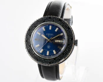 Vintage mechanical Raketa Goroda(Cities) world time watch