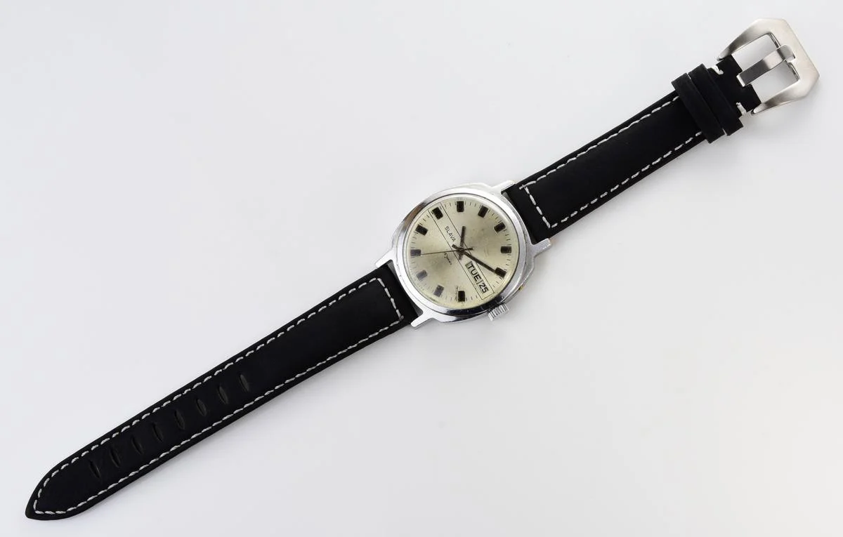 Slava Soviet mechanical vintage watch