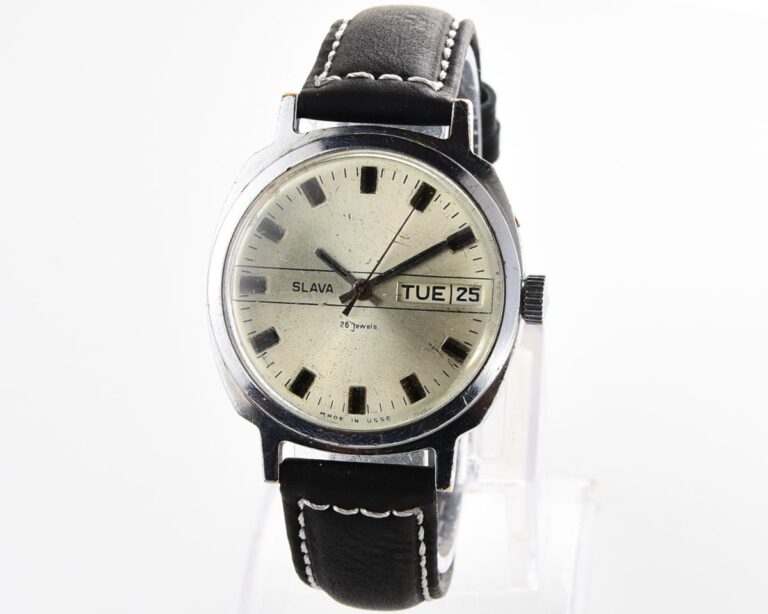 Slava soviet mechanical vintage watch