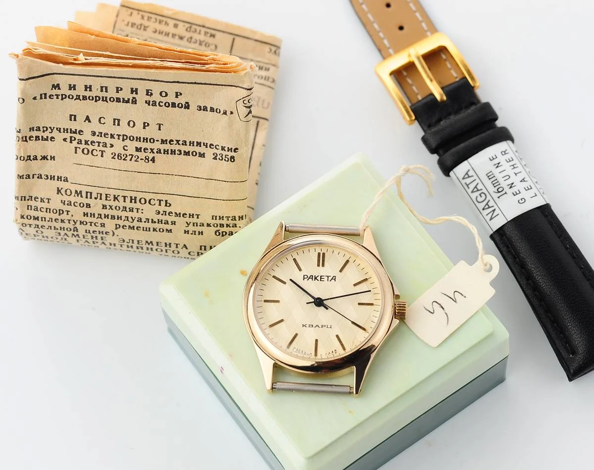 TIME CAPSULE: Vintage Soviet Raketa quartz watch, New Old Stock (NOS)!