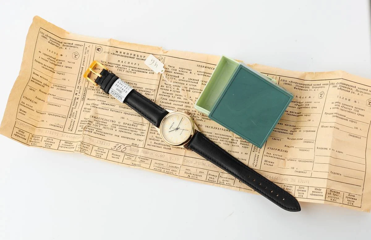TIME CAPSULE: Vintage Soviet Raketa quartz watch, New Old Stock (NOS)!