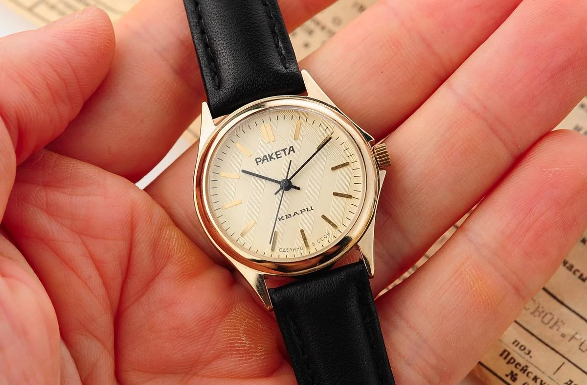 TIME CAPSULE: Vintage Soviet Raketa quartz watch, New Old Stock (NOS)!