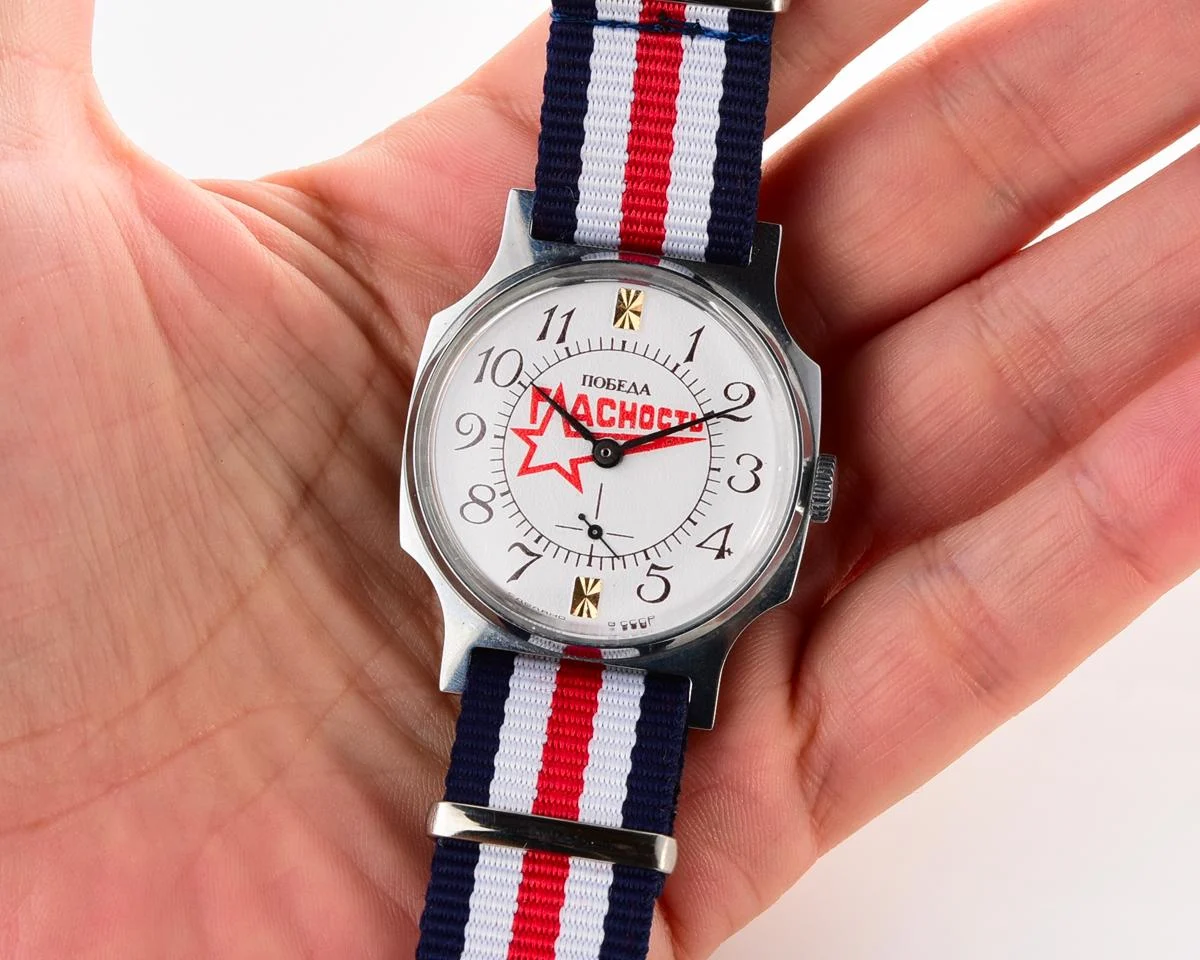 TIME CAPSULE: Soviet mechanical Pobeda Glasnost watch - New Old Stock (NOS)!
