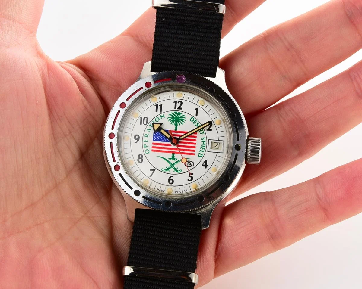 Vostok Amphibia Operation Desert Shield with automatic self winding movement