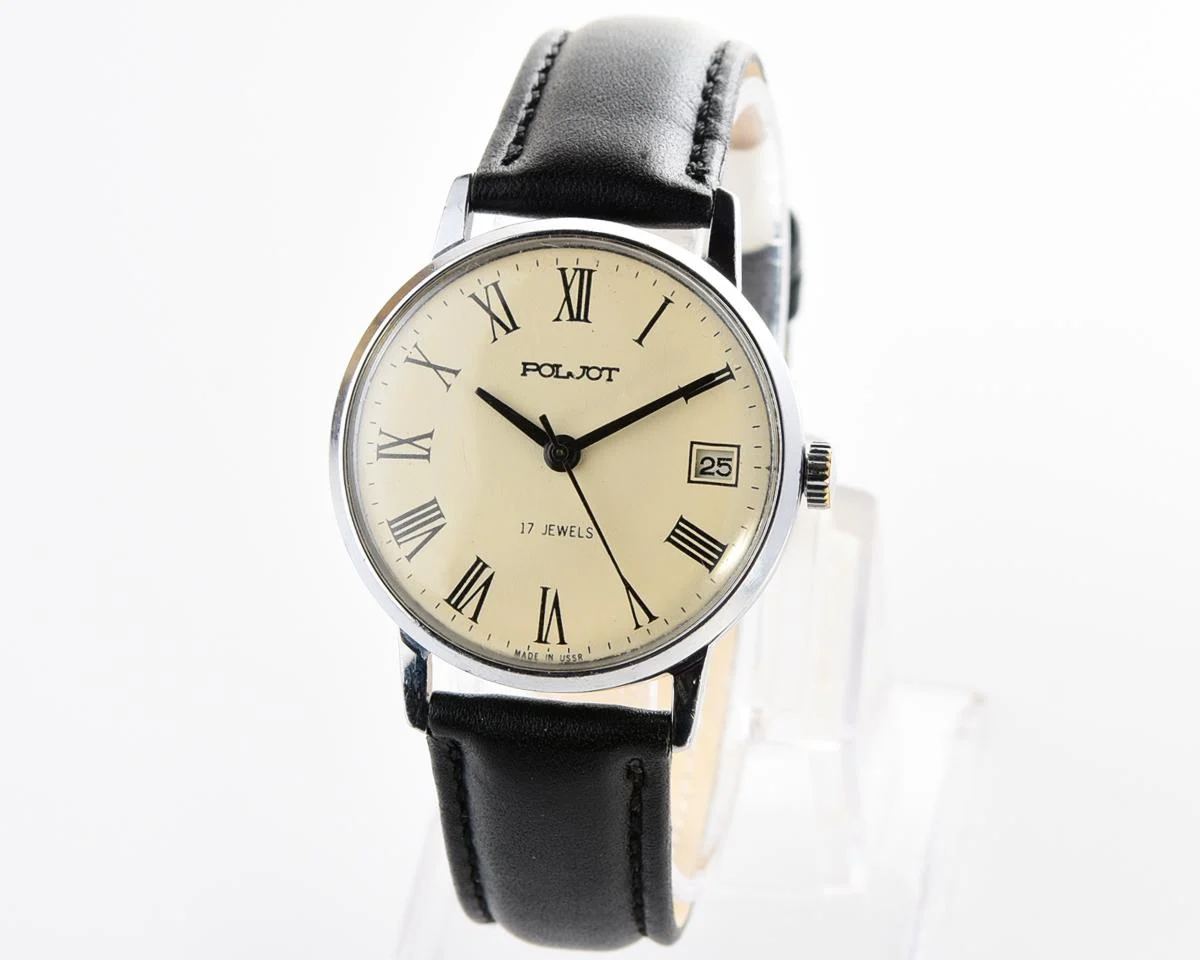 Soviet vintage Poljot mechanical watch