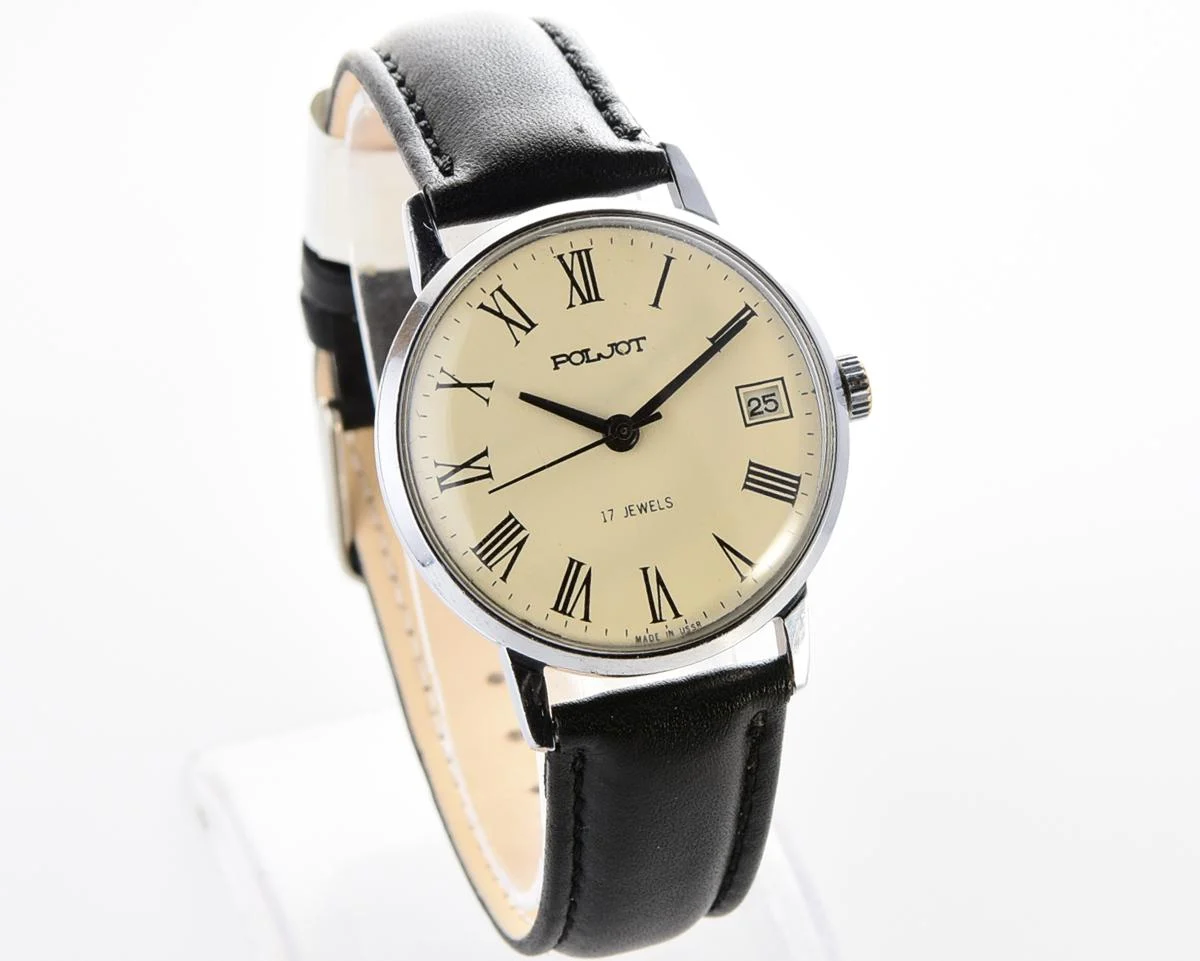 Soviet vintage Poljot mechanical watch
