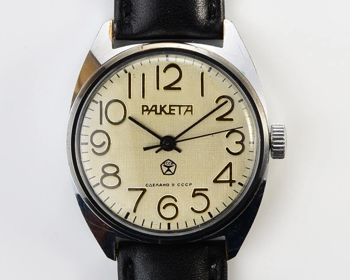 Soviet Raketa vintage mechanical watch