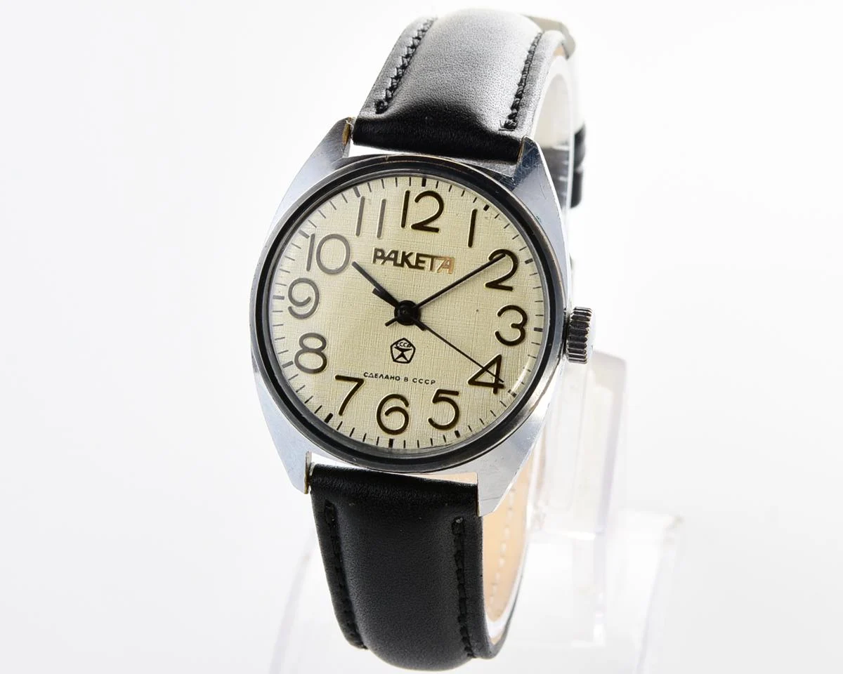 Soviet Raketa vintage mechanical watch