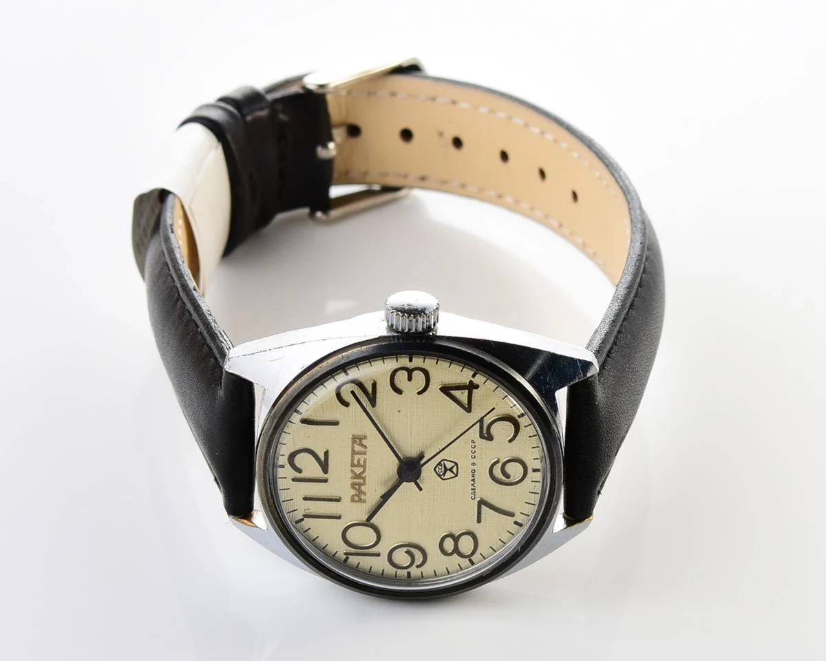 Soviet Raketa vintage mechanical watch