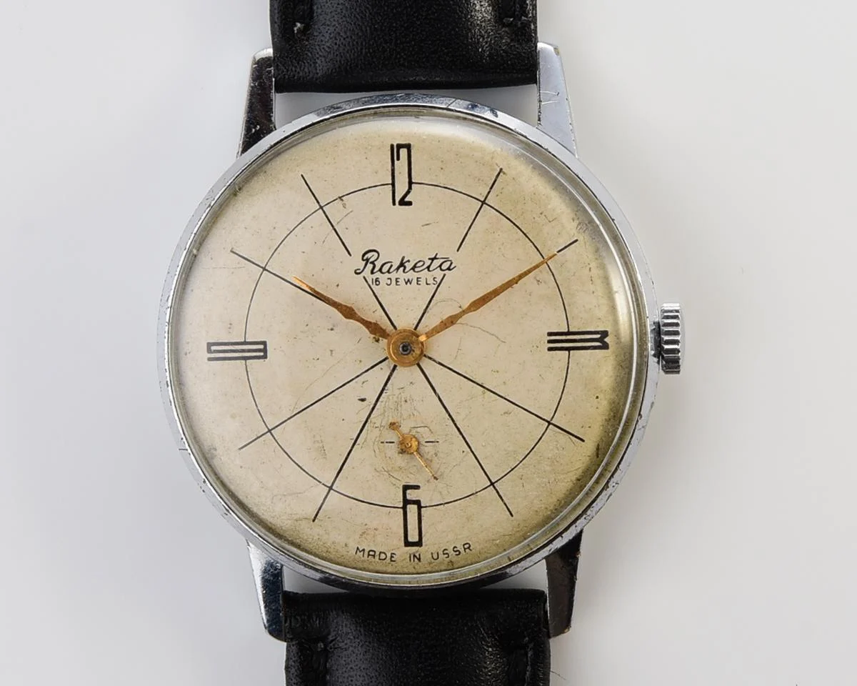 Soviet Raketa vintage mechanical watch