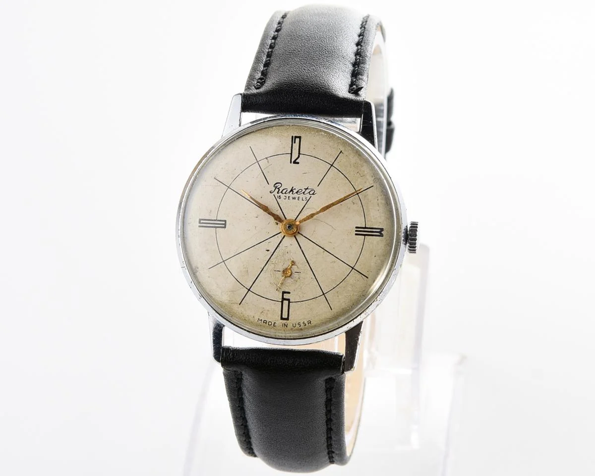 Soviet Raketa vintage mechanical watch