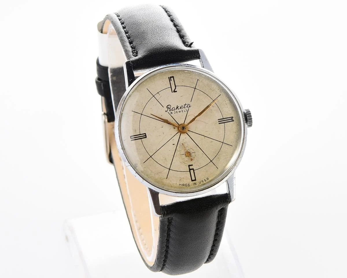 Soviet Raketa vintage mechanical watch