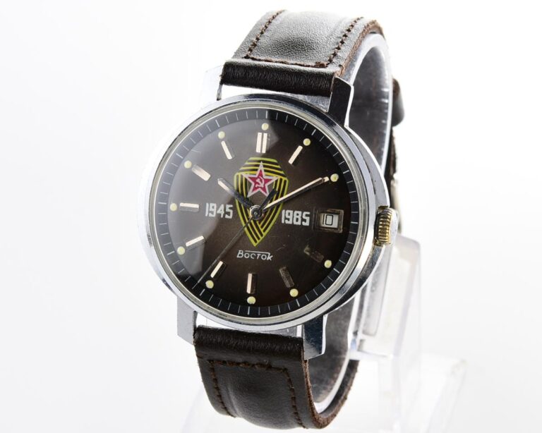 Soviet Wostok (Vostok) mechanical wrist watch – commemorating World War II!