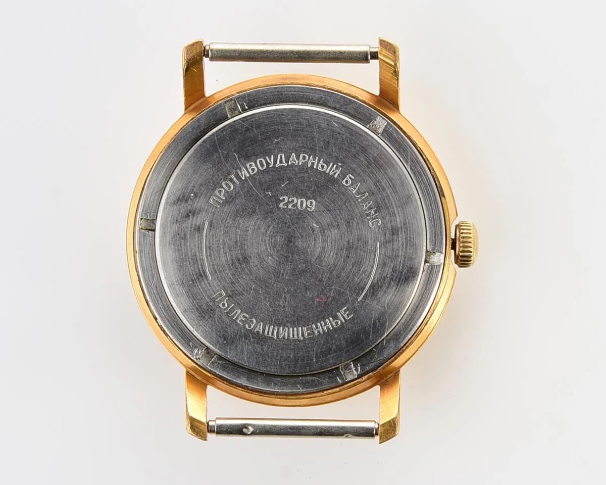 Soviet Wostok (Vostok) mechanical gold-plated watch with box and passport!