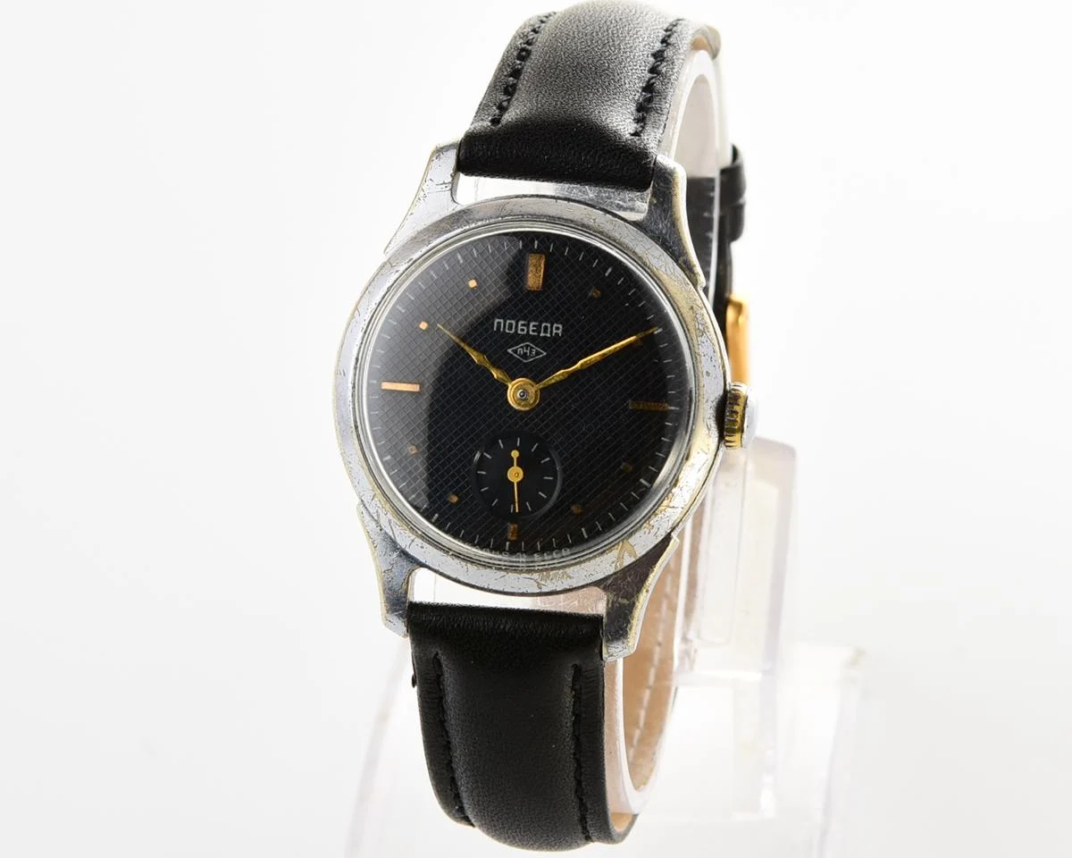 Vintage Soviet mechanical Pobeda wrist watch, PChZ