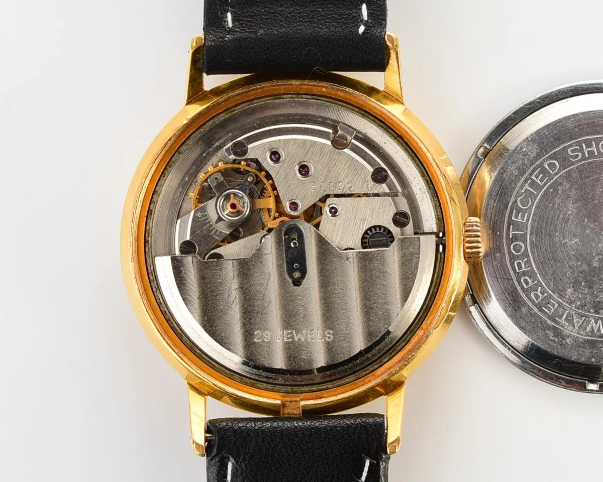 Beautiful automatic vintage gold-plated watch Poljot De Luxe!