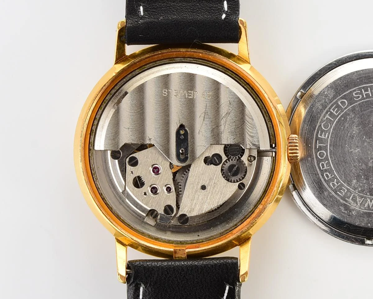 Beautiful automatic vintage gold-plated watch Poljot De Luxe!