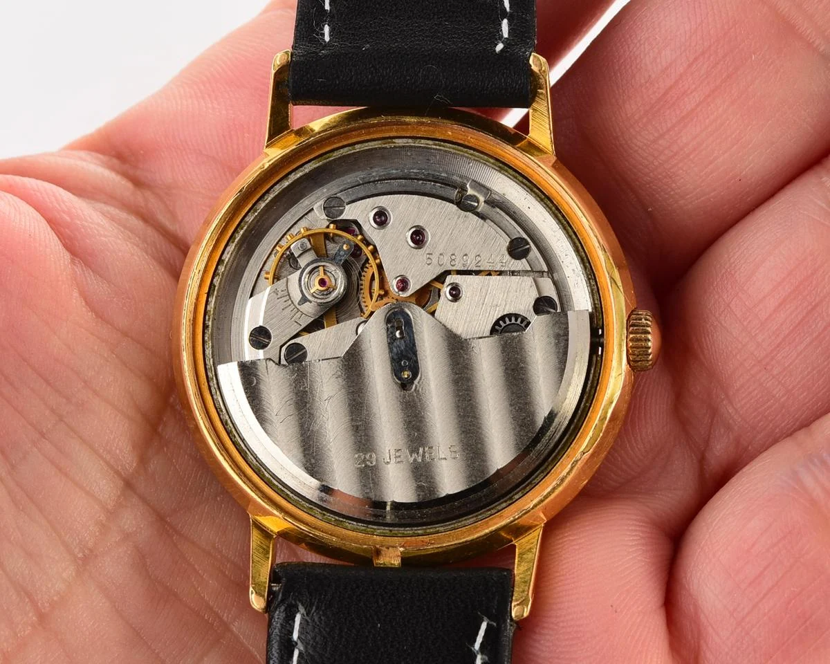 Beautiful automatic vintage gold-plated watch Poljot De Luxe!