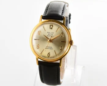 Beautiful automatic vintage gold-plated watch Poljot De Luxe!