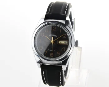 Raketa vintage mechanical wrist watch with double calendar