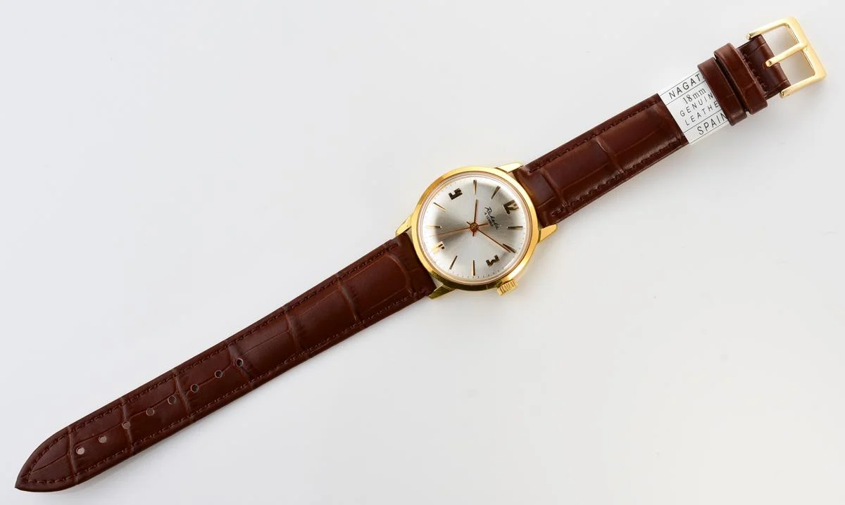 Excellent vintage gold-plated Raketa Baltica mechanical watch