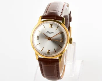 Excellent vintage gold-plated Raketa Baltica mechanical watch