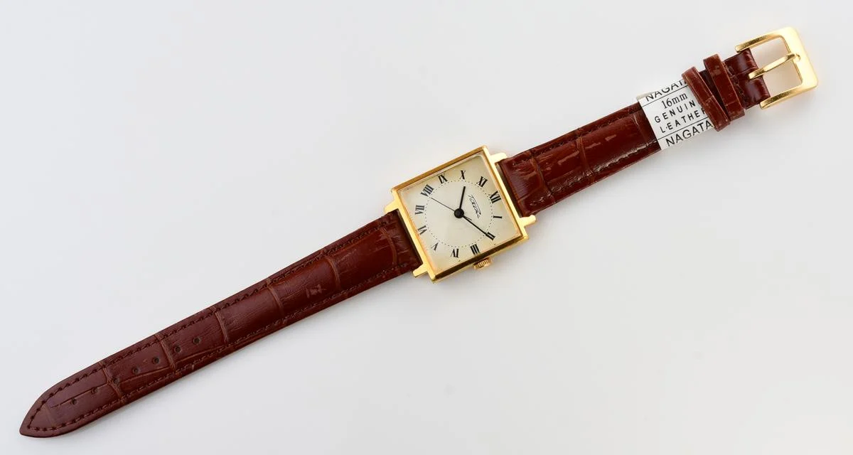 Soviet Raketa gold-plated vintage wristwatch