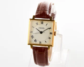Soviet Raketa gold-plated vintage wristwatch