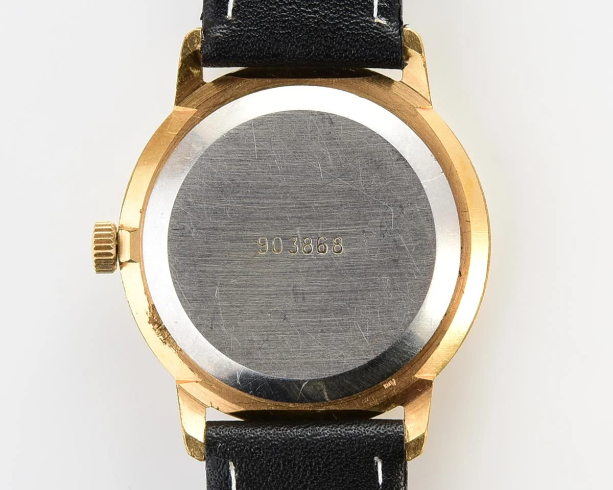 Vintage gold-plated Soviet Raketa watch