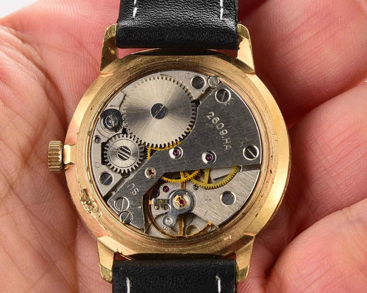 Vintage gold-plated Soviet Raketa watch